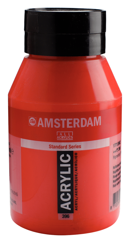 Amsterdam Standard Series Acrylverf Pot 1000 ml Naftolrood Middel 396