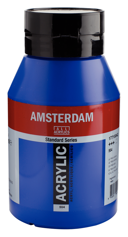 Amsterdam Standard Series Acrylverf Pot 1000 ml Ultramarijn 504