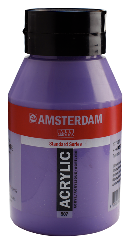 Amsterdam Standard Series Acrylique Pot 1000 ml Outremer Violet 507