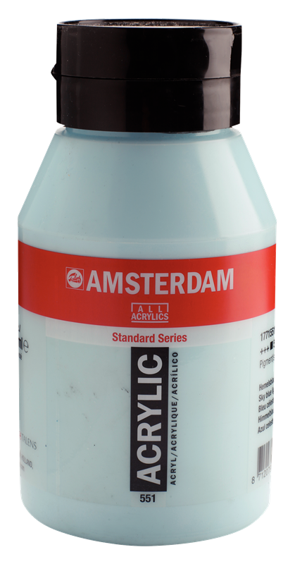 Amsterdam Standard Series Acrylique Pot 1000 ml Bleu Céleste Clair 551