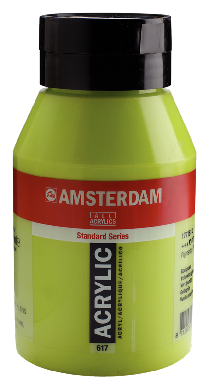 Amsterdam Standard Series Acrylverf Pot 1000 ml Geelgroen 617