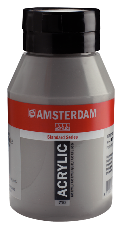 Amsterdam Standard Series Acrylverf Pot 1000 ml Neutraalgrijs 710