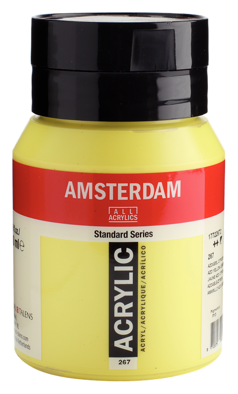 Amsterdam Standard Series Acrylverf Pot 500 ml Azogeel Citroen 267