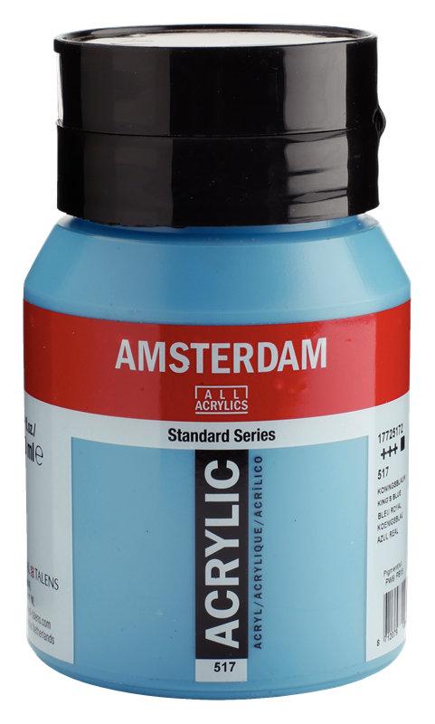 Amsterdam Standard Series Acrylverf Pot 500 ml Koningsblauw 517
