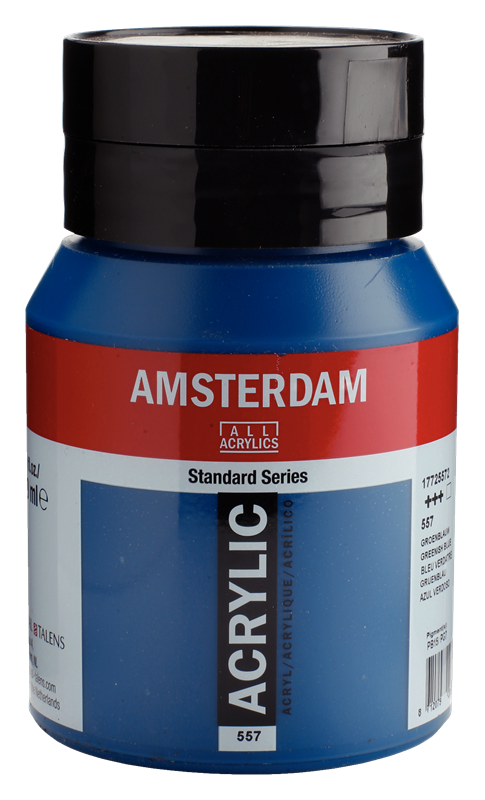 Amsterdam Standard Series Acrylique Pot 500 ml Bleu Verdâtre 557