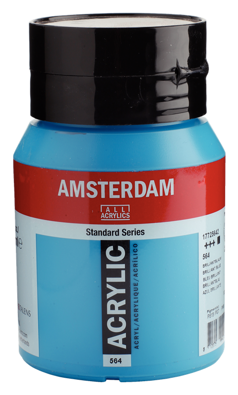 Amsterdam Standard Series Acrylverf Pot 500 ml Briljantblauw 564