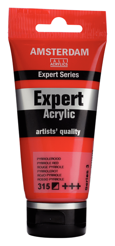 Amsterdam Expert Series Acrylique Tube 75 ml Rouge Pyrrole 315
