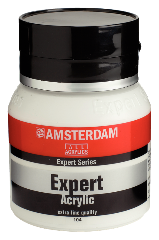 Amsterdam Expert Series Acrylique Pot 400 ml Blanc de Zinc 104