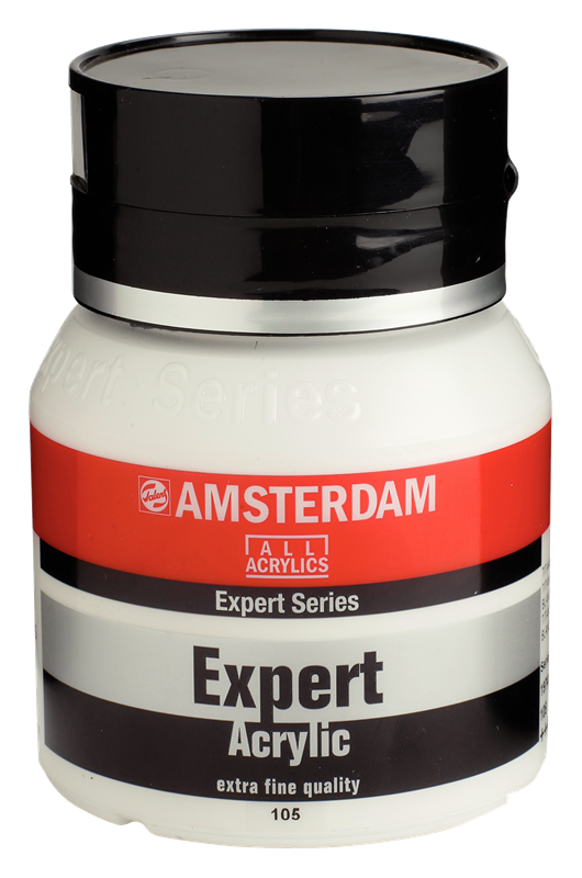 Amsterdam Expert Series Acrylique Pot 400 ml Blanc de Titane 105
