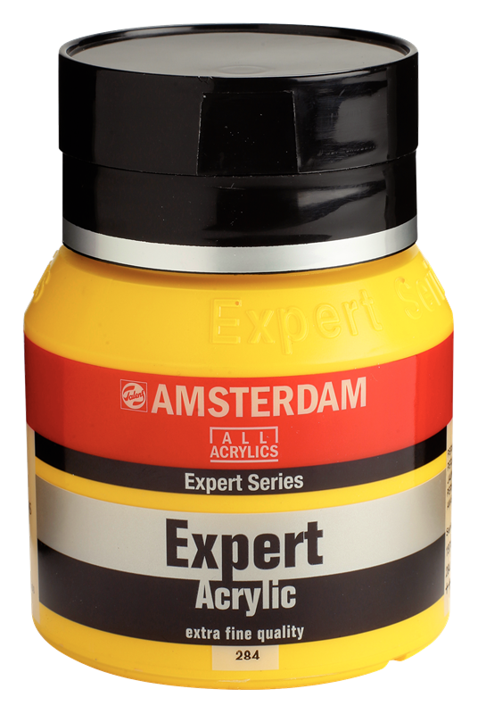Amsterdam Expert Series Acrylverf Pot 400 ml Permanentgeel Middel 284