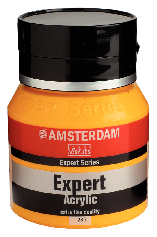 Amsterdam Expert Series Acrylverf Pot 400 ml Permanentgeel Donker 285