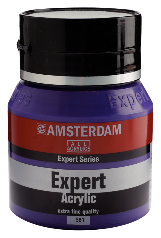 Amsterdam Expert Series Acrylique Pot 400 ml Violet Bleu Permanent Opaque 581