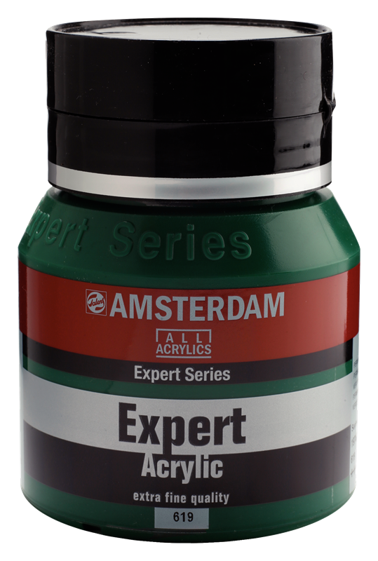 Amsterdam Expert Series Acrylique Pot 400 ml Vert Permanent Foncé 619