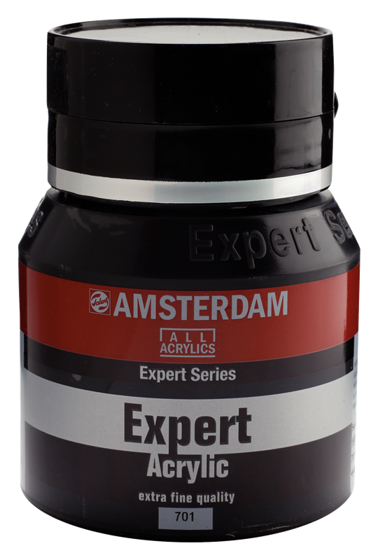 Amsterdam Expert Series Acrylverf Pot 400 ml Ivoorzwart 701