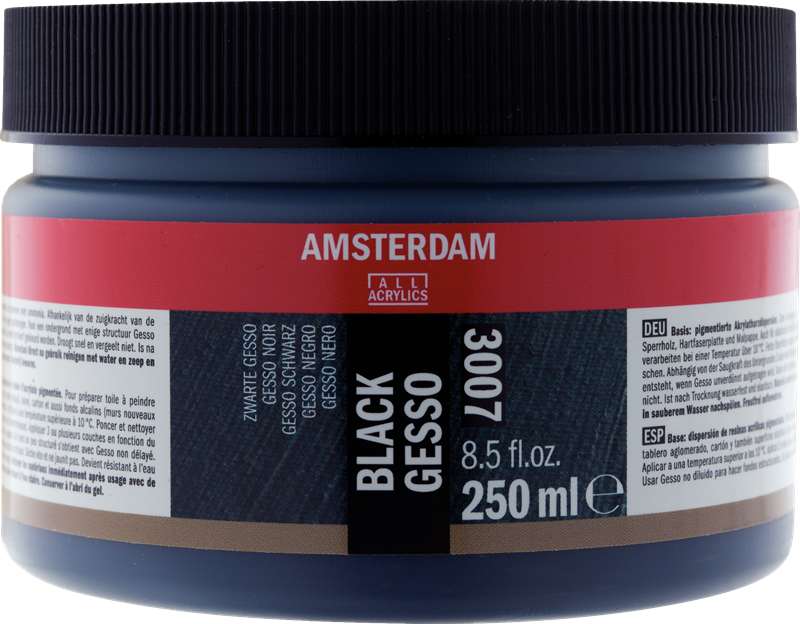 Amsterdam Gesso Noir 007 Pot 250 ml