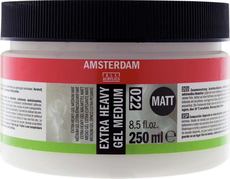 Amsterdam Extra heavy gel medium mat 022 pot 250 ml