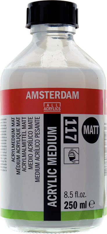 Amsterdam Médium Acrylique Mat 117 Bouteille 250 ml