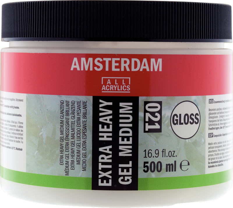 Amsterdam Extra heavy gel medium glanzend 021 pot 500 ml