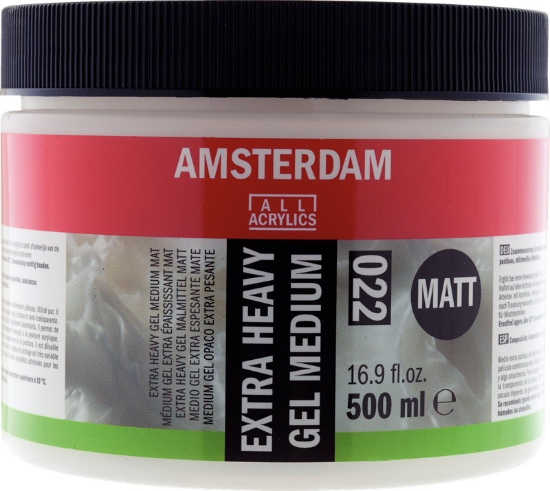 Amsterdam Médium Gel Extra Lourd Mat 022 Pot 500 ml