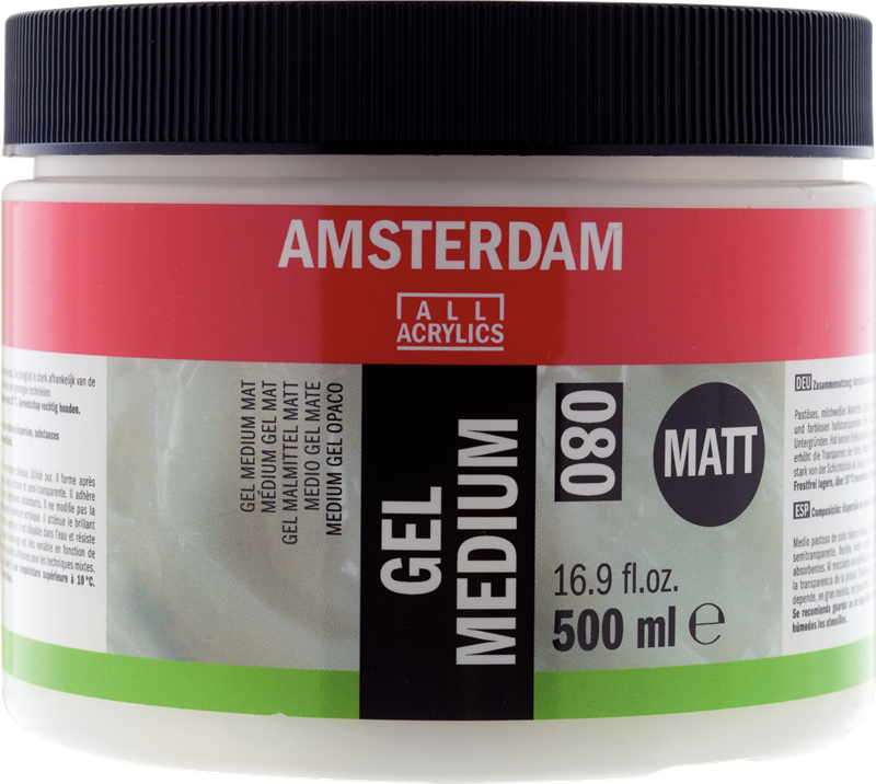Amsterdam Médium Gel Mat 080 Pot 500 ml