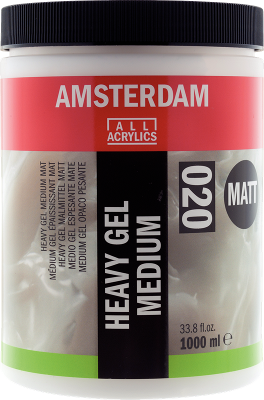 Amsterdam Heavy gel medium mat 020 pot 1000 ml