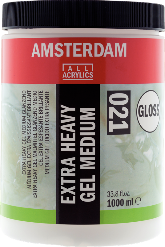 Amsterdam Extra heavy gel medium glanzend 021 pot 1000 ml