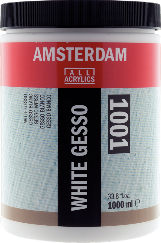 Amsterdam Wit gesso 001 pot 1000 ml