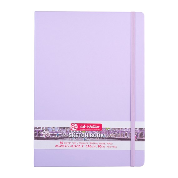 Talens Art Creation Schetsboek Pastel Violet 21 x 29.7 cm 140 g 80 Vellen