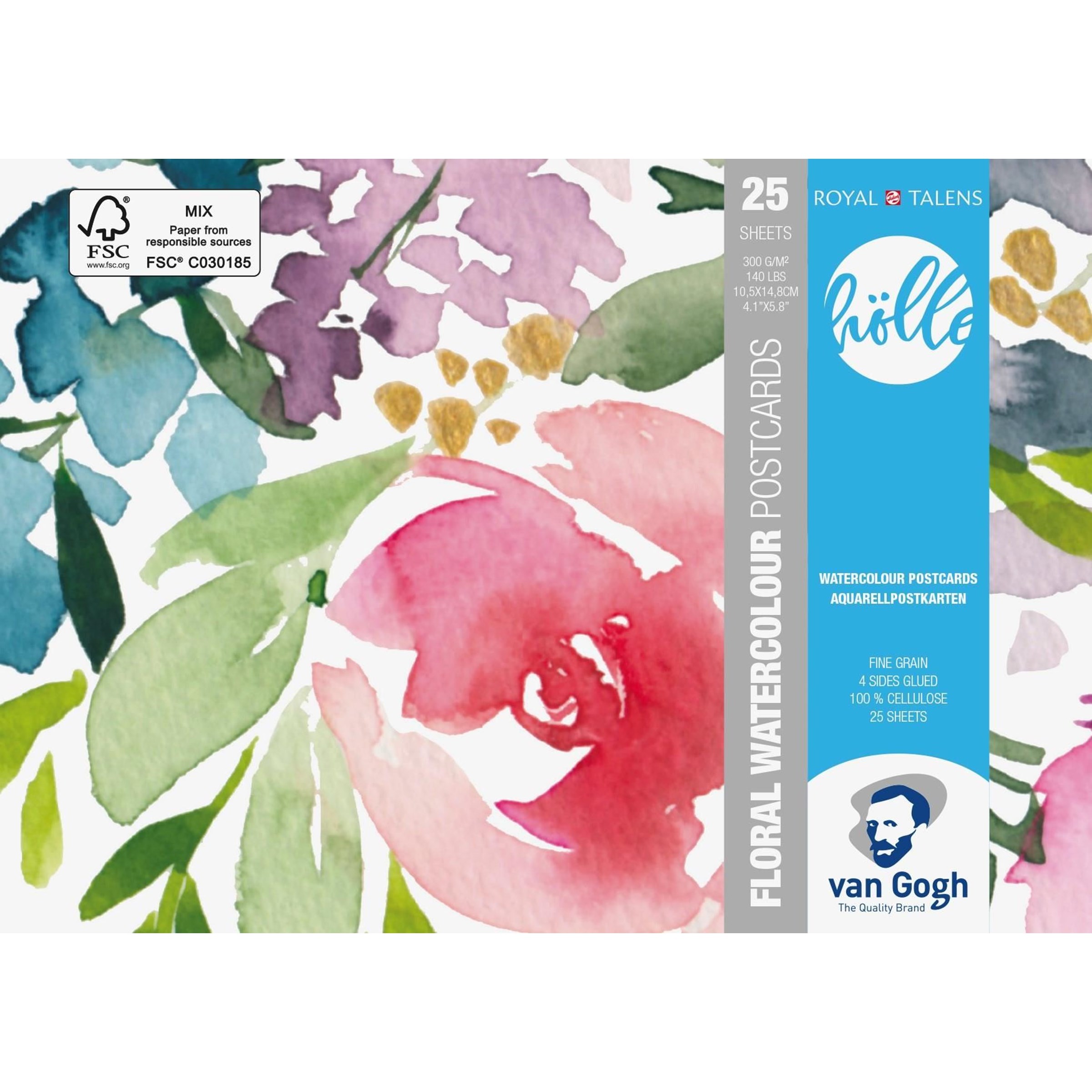 Van Gogh x Frau Hölle Aquarel Postkaart 10,5 x 14,8 cm FSC-Mix