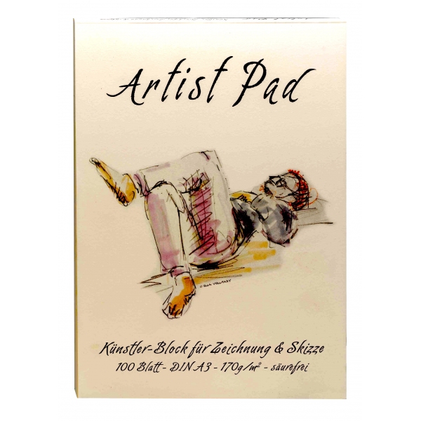 AMI Artist Pad voor tekenen en schetsen,  A3, 100 vel, 170 gr.